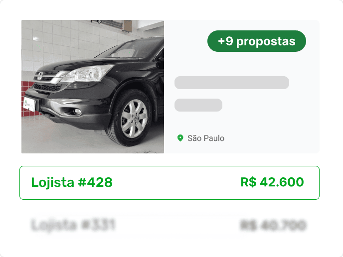 Você recebe a maior oferta