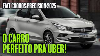 Avaliação NOVO FIAT CRONOS PRECISION 2025 - MELHOR CARRO PRA UBER?